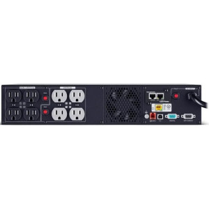 CyberPower PR1000RT2UCN Rack/Tower UPS, UL Rated, Rotatable LCD panel, 8× NEMA 5-15R, Expanded runtime